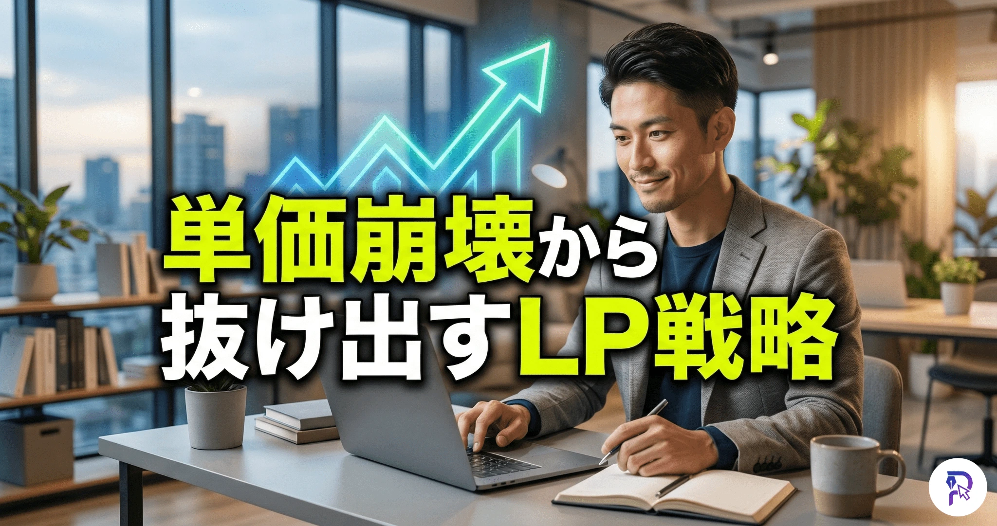 SNS運用代行・動画編集フリーランスがLP1枚で法人案件を獲得するための必須5要素と集客戦略を解説した記事サムネイル