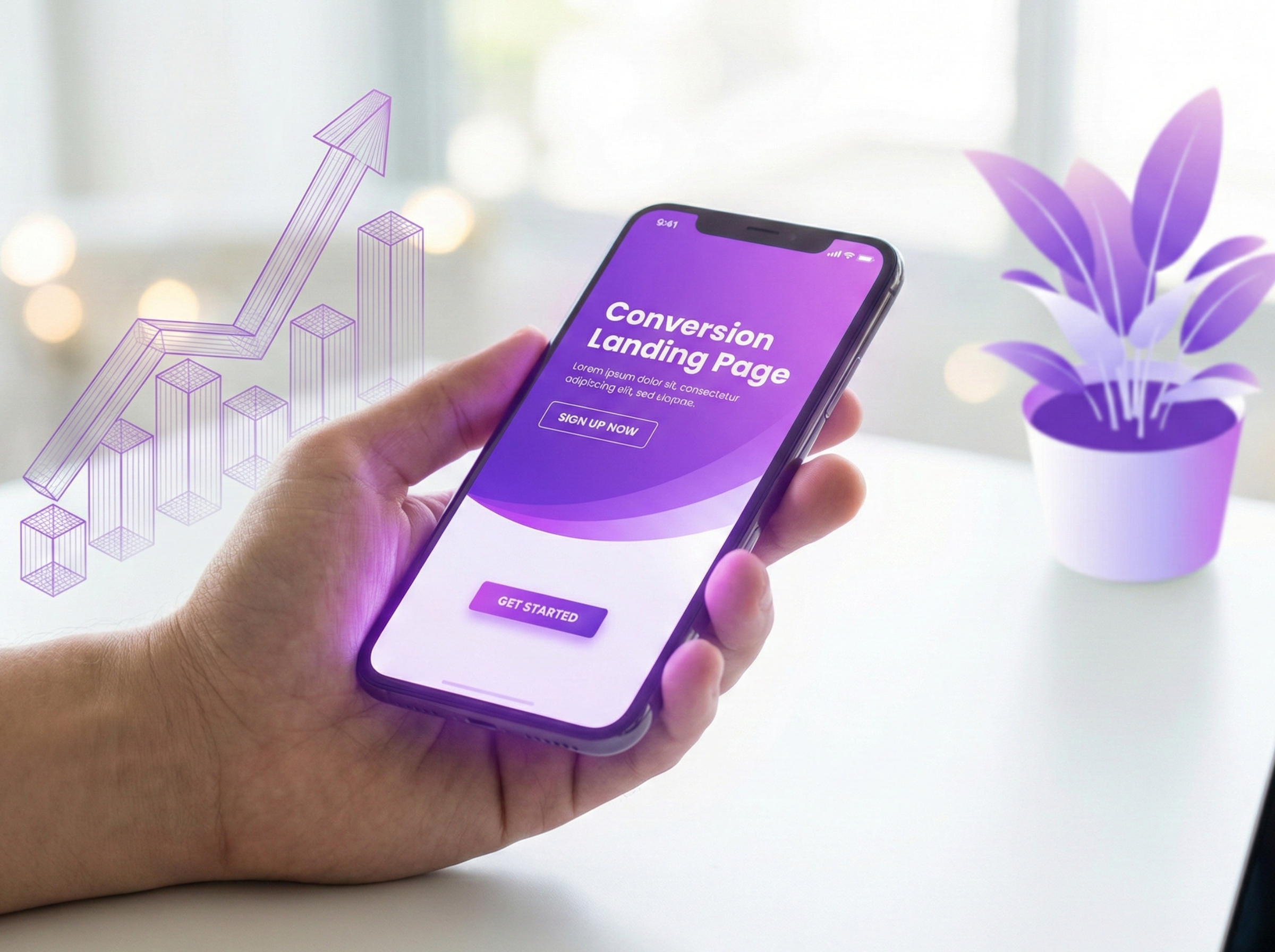 LP制作サブスクリプション：スマホに最適化されたランディングページと月々の運用代行